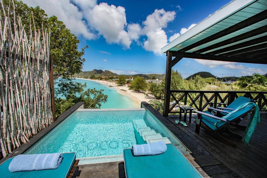 Private balcony view at Cocos Hotel in Antigua